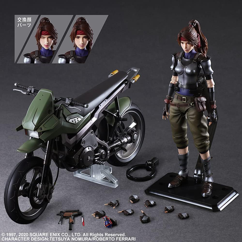 ファイナルファンタジーVII リメイク PLAY ARTS改 ジェシー&バイクSET