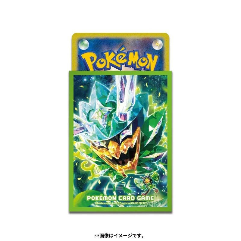 ポケモンカードゲーム デッキシールド プレミアム・グロス テラスタルオーガポン みどりのめん