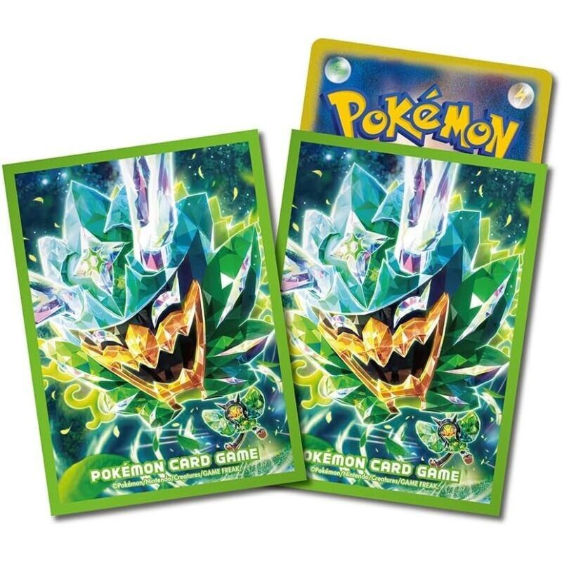 ポケモンカードゲーム デッキシールド プレミアム・グロス テラスタルオーガポン みどりのめん